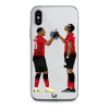 united Pogba and Martial handShake celebration phone case