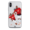 united Pogba and Lukaku celebration phone case