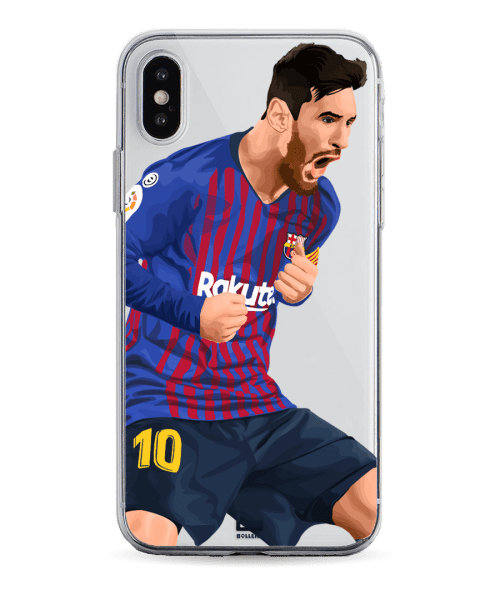Messi celebrate vs Valencia phone case