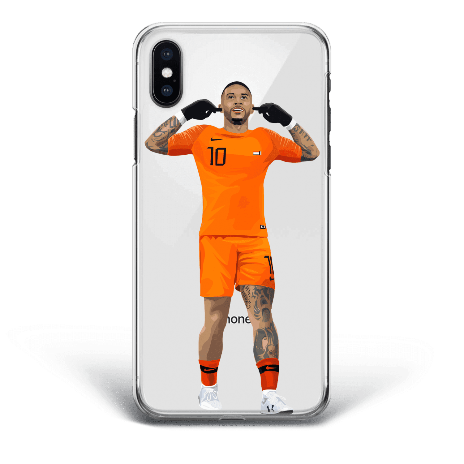Memphis Depay scores for Netherlands national team - Phone case
